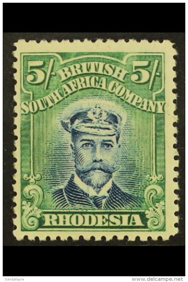 1919 5s Deep Blue And Blue Green, Die III, Perf 14, SG 275, Very Fine And Fresh Mint. For More Images, Please... - Other & Unclassified