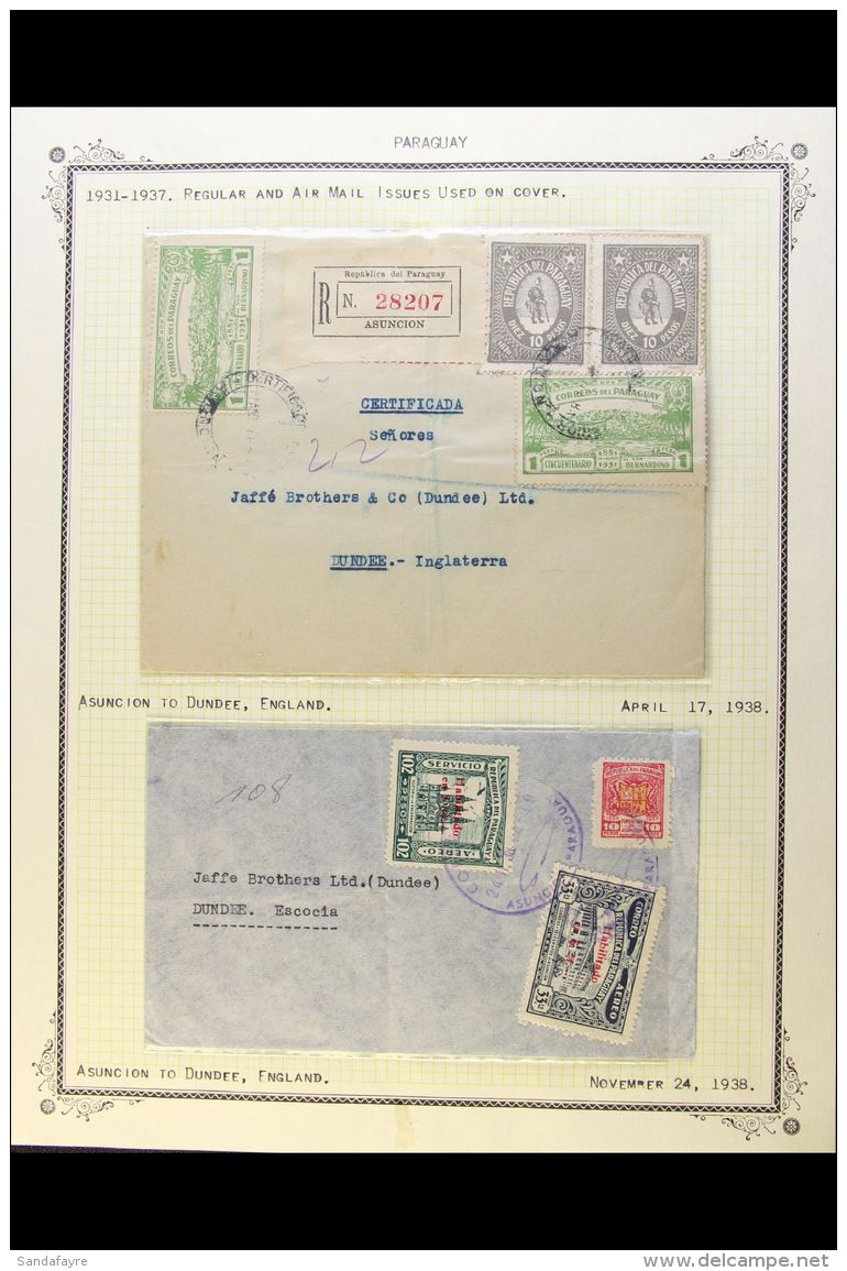 1891-1949 COVERS COLLECTION An Interesting And Attractive Array. With Late 19th Century Range Of Postal Stationery... - Paraguay