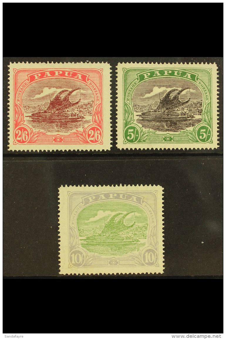1916 2s 6d To 10s Top Values, SG 103/5, Very Fine And Fresh Mint. (3 Stamps) For More Images, Please Visit... - Papua New Guinea