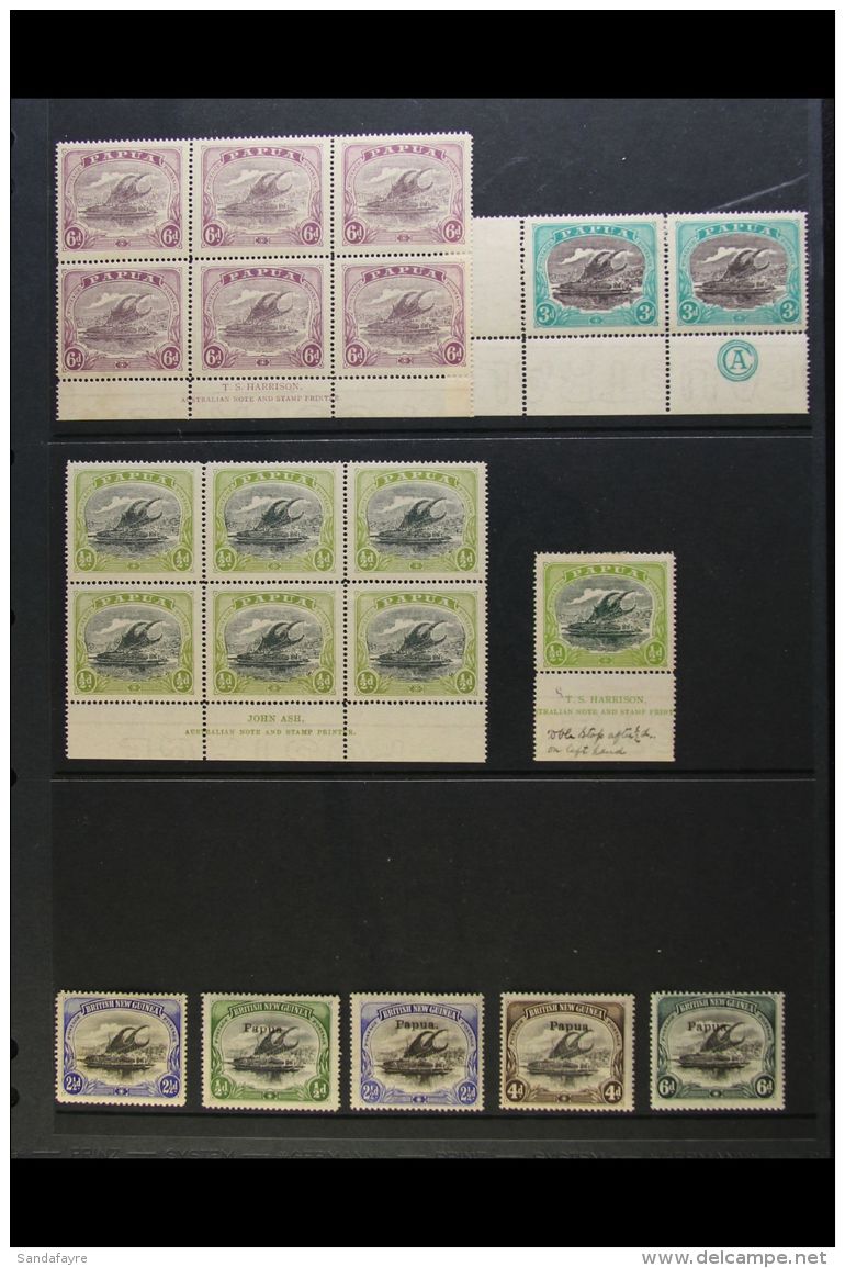 1901-1931 MAINLY MINT MISCELLANY On Stockleaves. With A Few Earlier Mint Stamps Including 1907 (small "Papua"... - Papua New Guinea