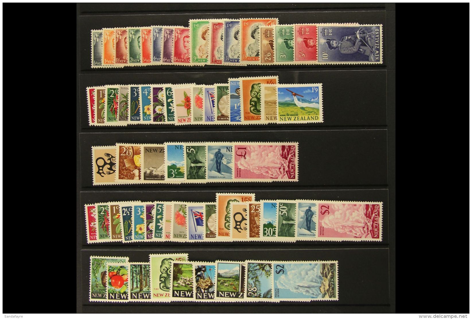 1953-68 DEFINITIVES Includes 1953-59 Complete Set, 1960-66 Complete Set, 1967 Complete Decimal Set, Plus 1967-68... - Other & Unclassified