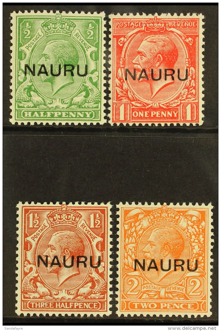 1923 Central Overprints Set Complete, SG 13/16, Never Hinged Mint (4 Stamps) For More Images, Please Visit... - Nauru