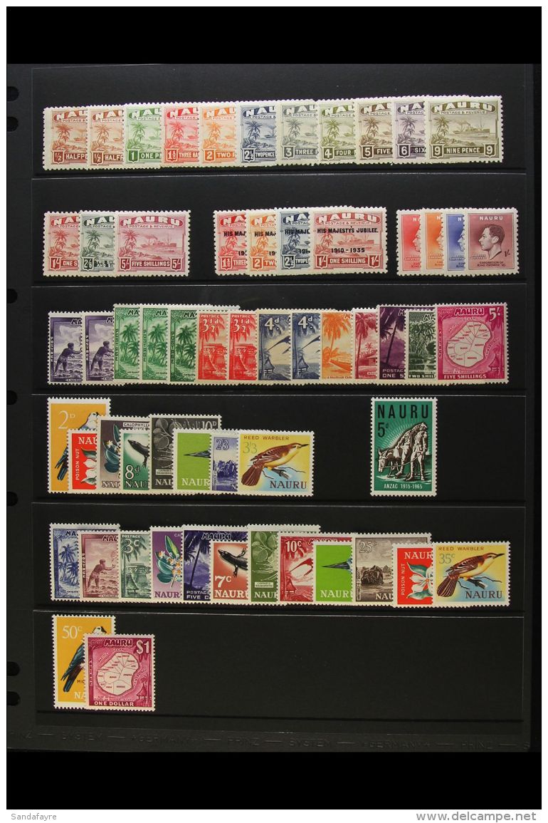 1916 - 1961 FRESH MINT COLLECTION Useful Selection With 1924 Shiny Surfaced Freighter Set To 5s, 1935 Jubilee,... - Nauru