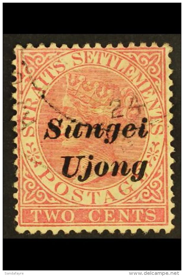 NEGRI SEMBILAN 1885 2c Pale Rose Overprinted "Sungei Ujong", Type 22, SG 37, Very Fine Used. For More Images,... - Other & Unclassified