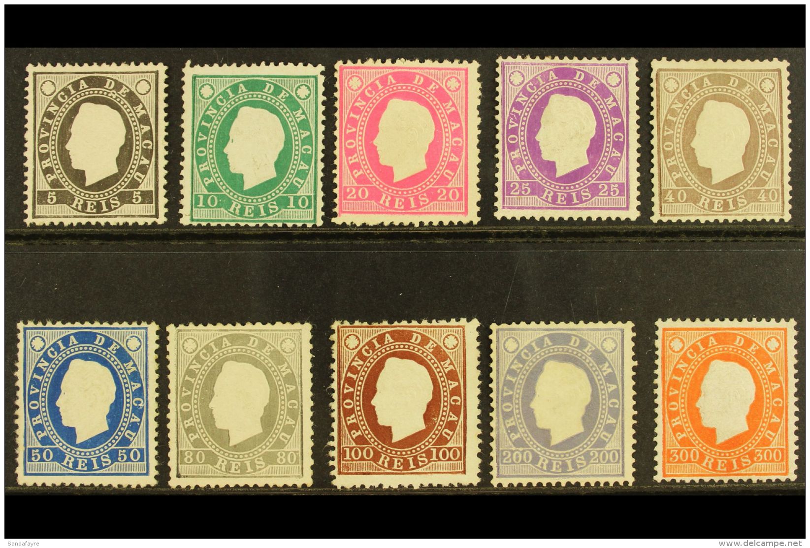 1888 King Carlos Set , Perf 12&frac12;, Complete, SG 55/65, Very Fine And Fresh Mint. (10 Stamps) For More Images,... - Other & Unclassified