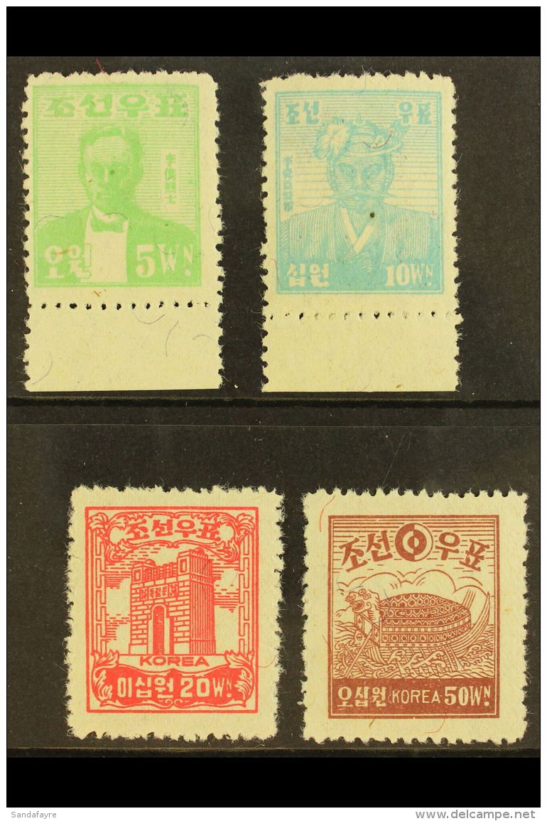 1947 Li Jun 5w-50w Set Complete, SG 89/92, Very Fine NHM (4 Stamps) For More Images, Please Visit... - Korea, South