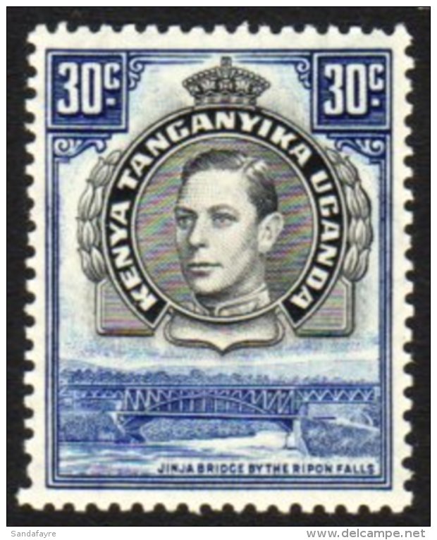 1938 30c Black &amp; Violet Blue, Perf 13&frac14;, SG 141, Never Hinged Mint, Very Well Centered. For More Images,... - Vide