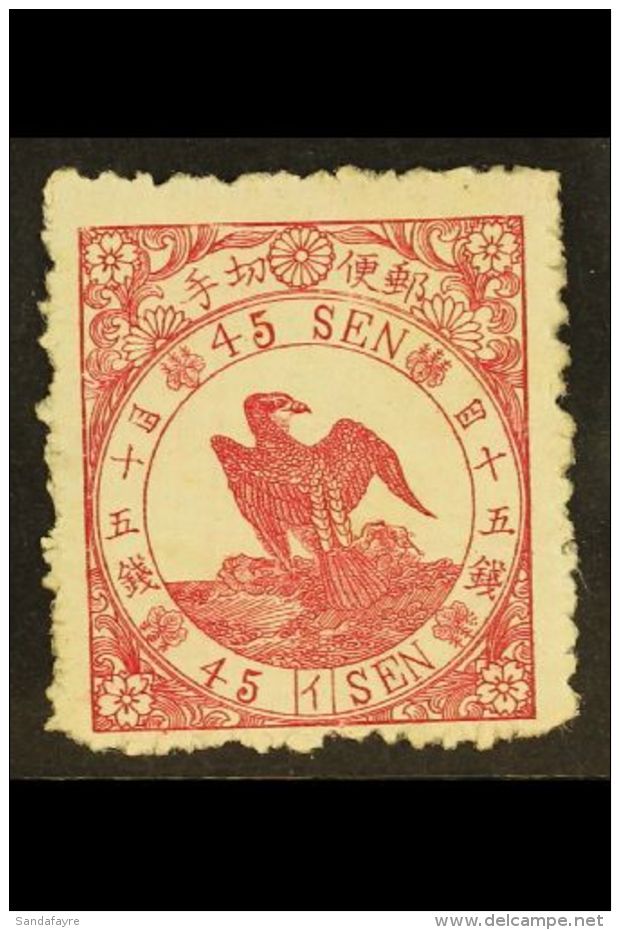 1875 45s Carmine Bird Syll 1, SG 63, Fine Mint, Rough Perforations, Expertized Schlesinger, Very Fresh. For More... - Altri & Non Classificati