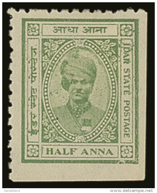 IDAR 1932 &frac12;a Light Green, Mah. Himmat Singh, SG 1, Very Fine And Fresh Mint. Illusive Stamp. For More... - Other & Unclassified