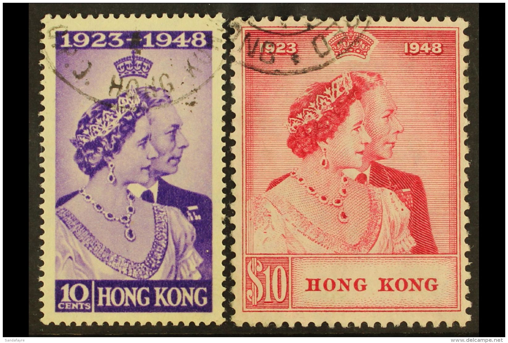 1948 Royal Silver Wedding Complete Set, SG 171/172, Very Fine Used. (2 Stamps) For More Images, Please Visit... - Other & Unclassified