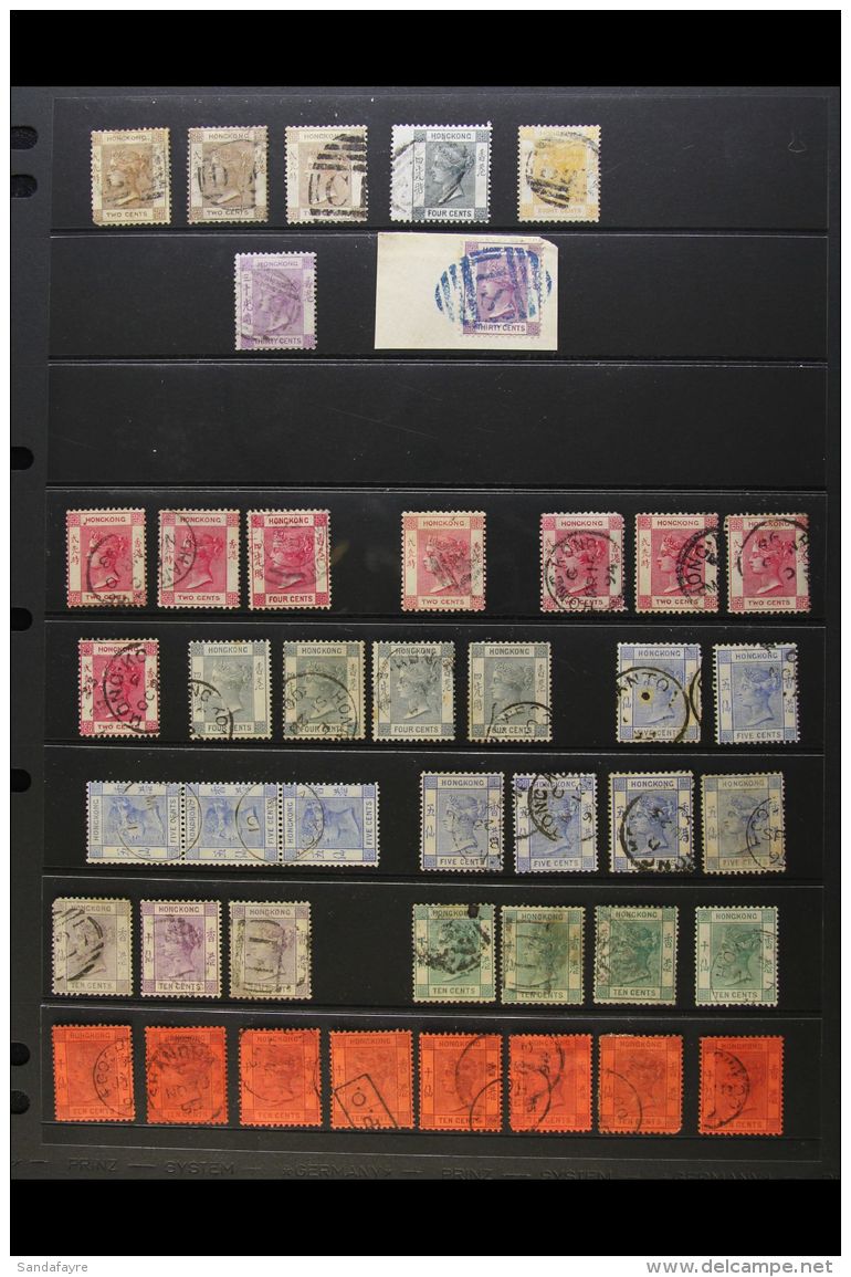 1863-1936 USED ACCUMULATION A Most Useful Hoard With Much Shade &amp; Postmark Interest, Presented On A Series Of... - Altri & Non Classificati