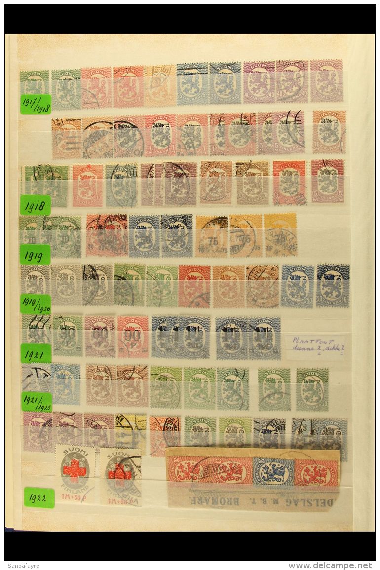 1917-2010 MAMMOTH USED COLLECTION An Enormous Fine To Very Fine Used Collection Housed In A Series Of Stockbooks.... - Other & Unclassified