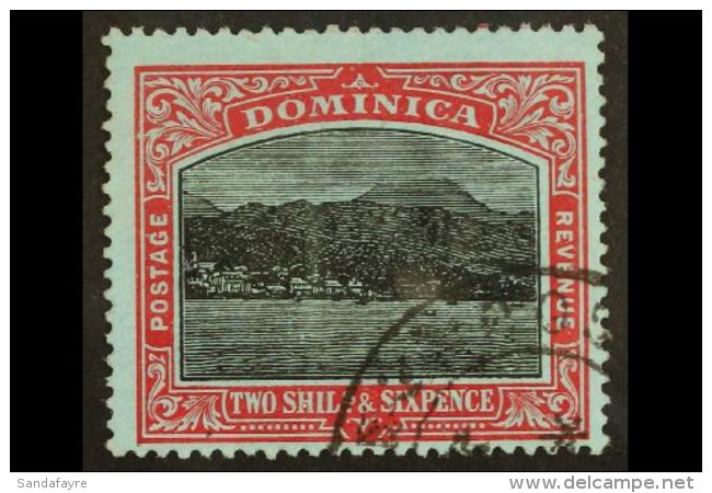 1908-20 2s6d Black And Red, Wmk Mult Crown CA Sideways, SG 53c, Fine Used. For More Images, Please Visit... - Dominica (...-1978)