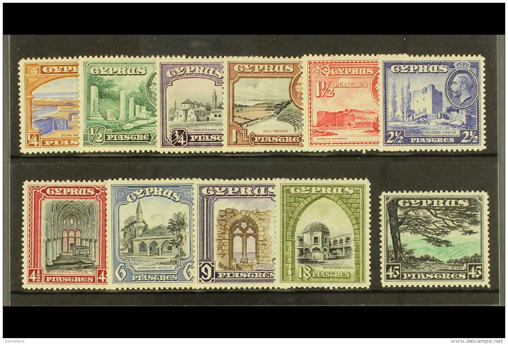 1934 KGV Pictorial Definitive Set, SG 133/43, Fine Mint (11 Stamps) For More Images, Please Visit... - Other & Unclassified