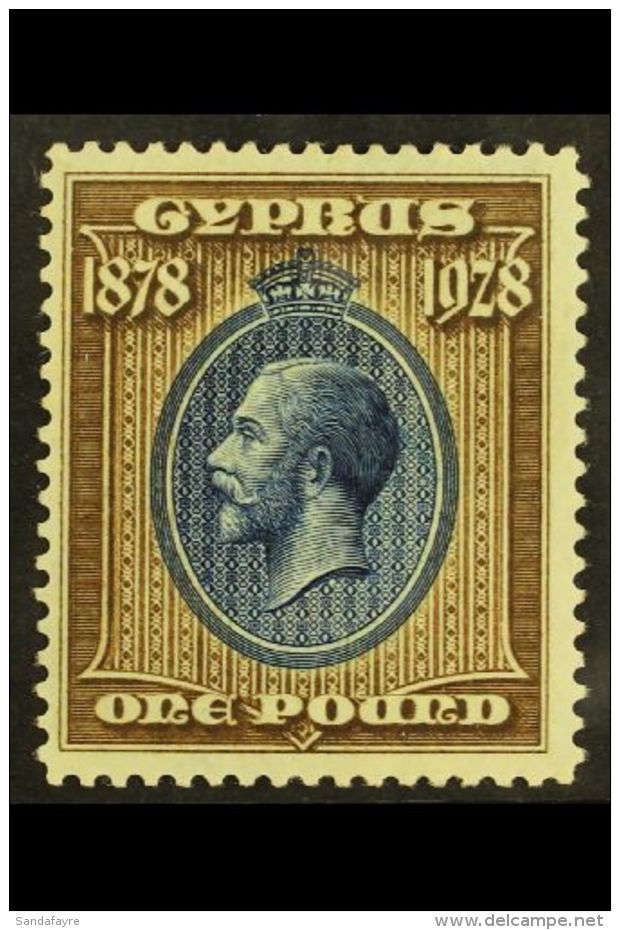 1928 &pound;1 Blue &amp; Bistre Brown, SG 132, Fine Mint For More Images, Please Visit... - Other & Unclassified