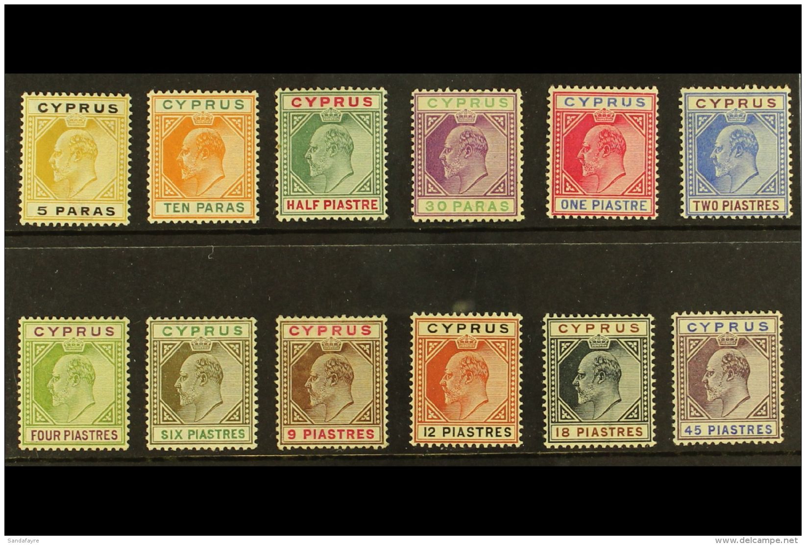 1904-10 (wmk Mult Crown CA) KEVII Definitives Complete Set, SG 60/71, Very Fine Mint. (12 Stamps) For More Images,... - Other & Unclassified