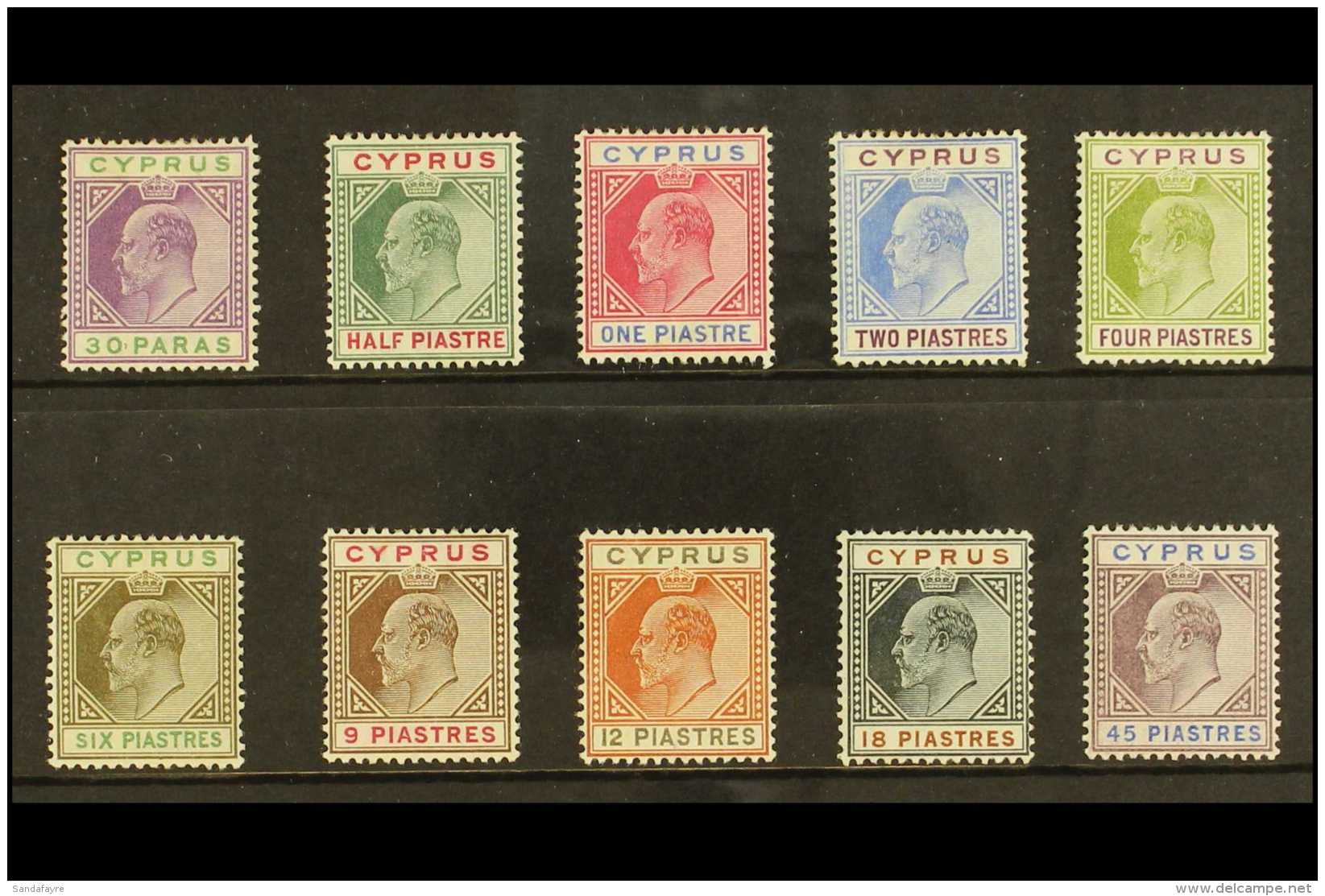 1902-04 Ed VII Set Complete, Wmk Crown CA, SG 50/59, Very Fine And Fresh Mint. (10 Stamps) For More Images, Please... - Other & Unclassified