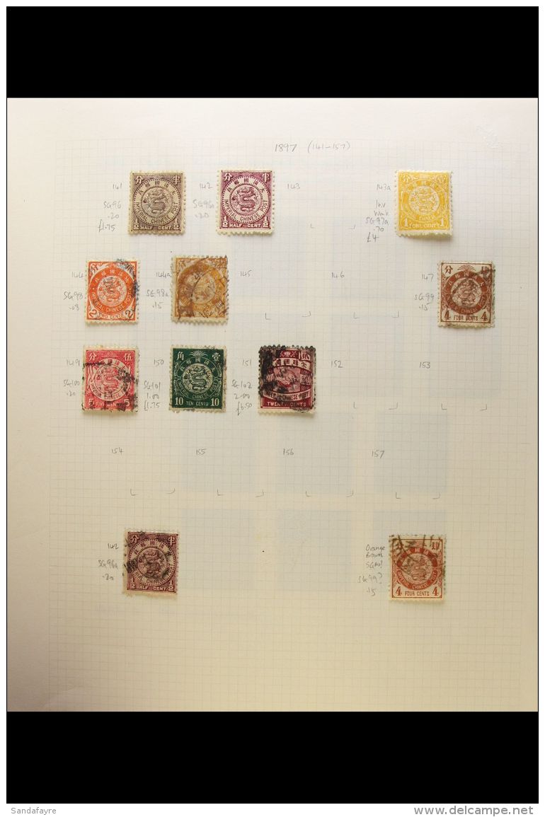 1897 TO 1949 SUBSTANTIAL SEMI-SPECIALIZED COLLECTION Of Very Fine Mint &amp; Used Stamps Arranged And Written-up... - Other & Unclassified