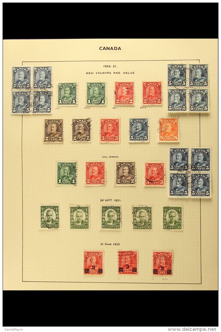 1911-35 FINE USED SPECIALIZED COLLECTION An Attractive KGV Collection, Presented On Written Up Album Pages With... - Other & Unclassified