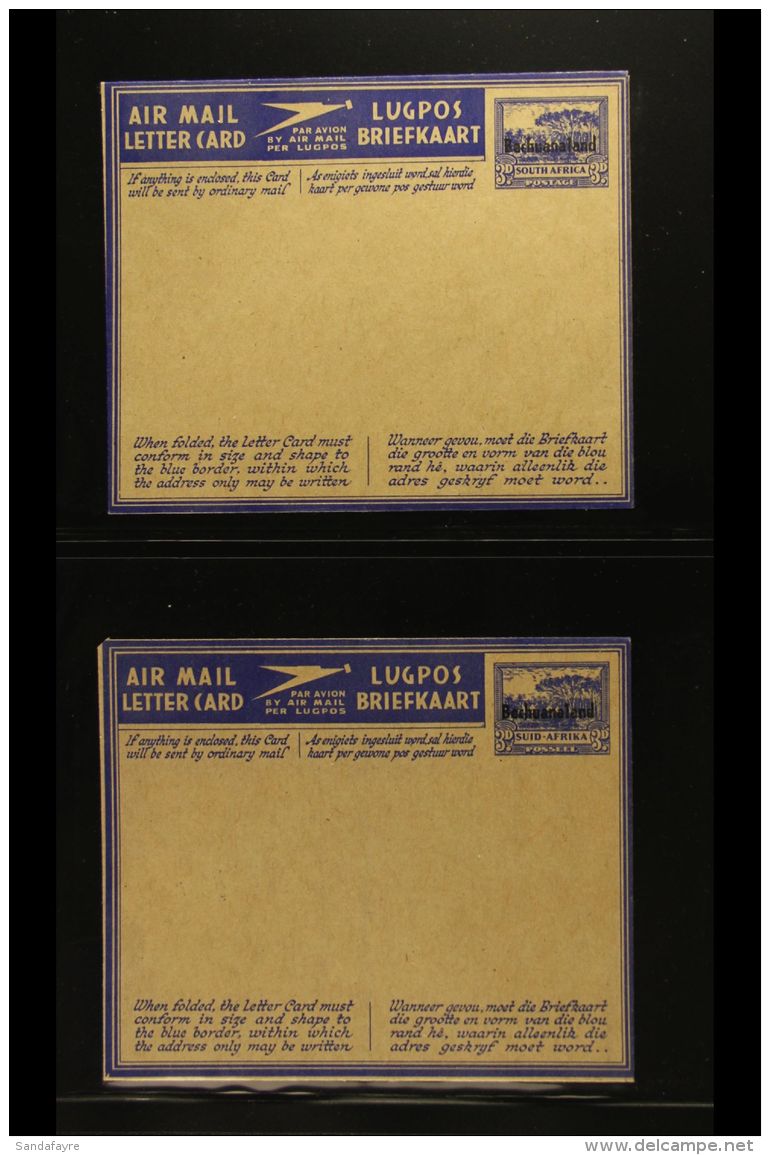 1944-61 AEROGRAMMES Complete Unused Group, H&amp;G 2/9 Plus Unlisted Circa 1961 Formular Air Letter. Clean &amp;... - Other & Unclassified