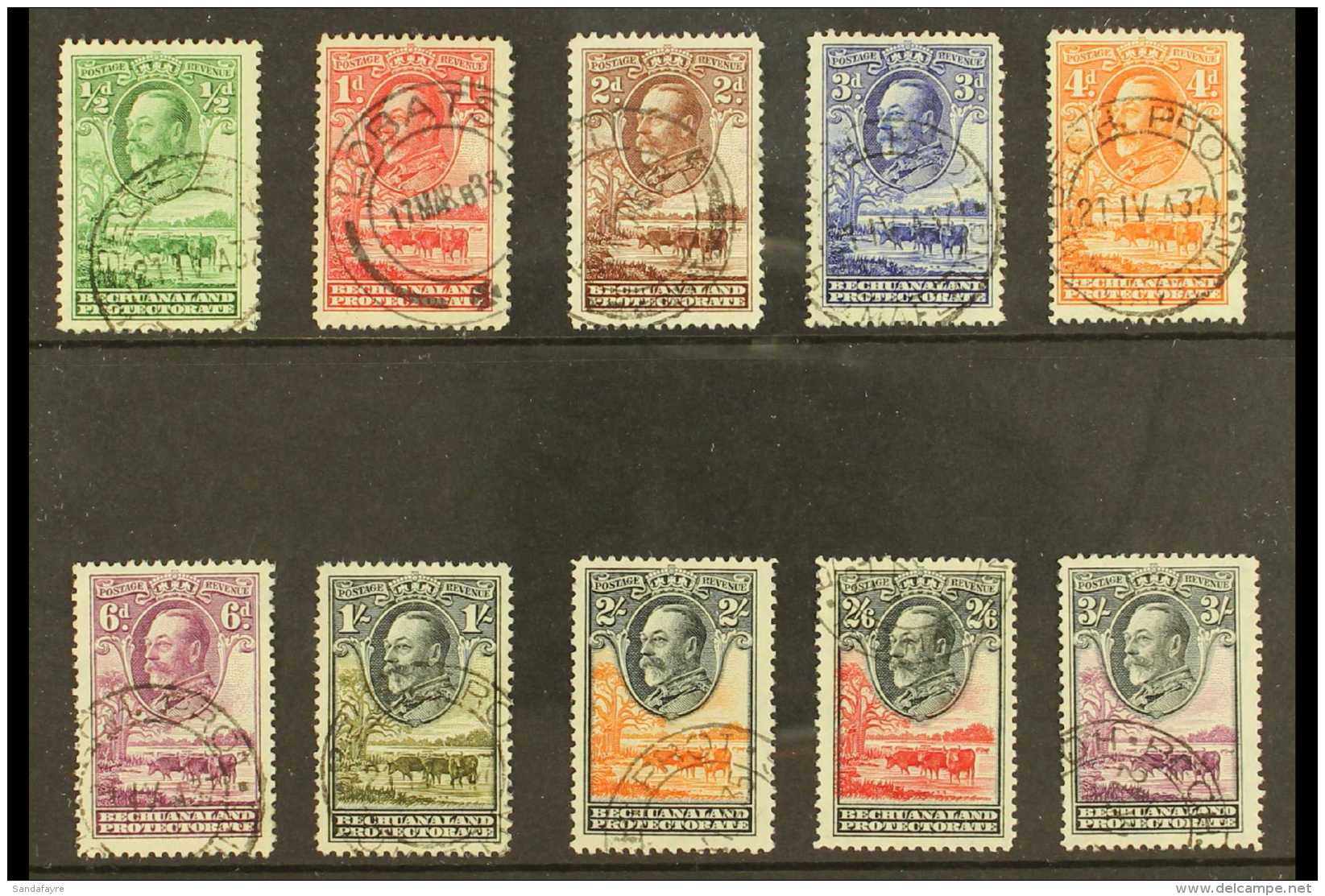 1932 Definitives Set Complete To 3s, SG 99/108, Very Fine Used (10 Stamps) For More Images, Please Visit... - Altri & Non Classificati