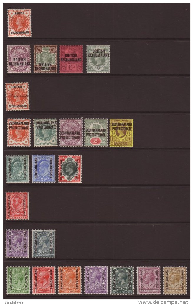 1888-1927 FINE MINT COLLECTION An All Different Lot Which Includes (Crown Colony) 1888 &frac12;d Vermilion,... - Other & Unclassified