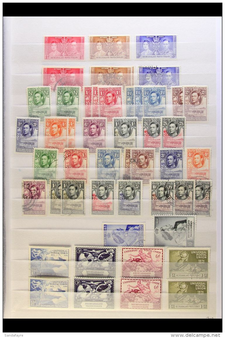 1885-1961 RANGES ON STOCKLEAVES  Mint And Used, The Odd Fault And Some Light Duplication, But Mostly Fine... - Other & Unclassified