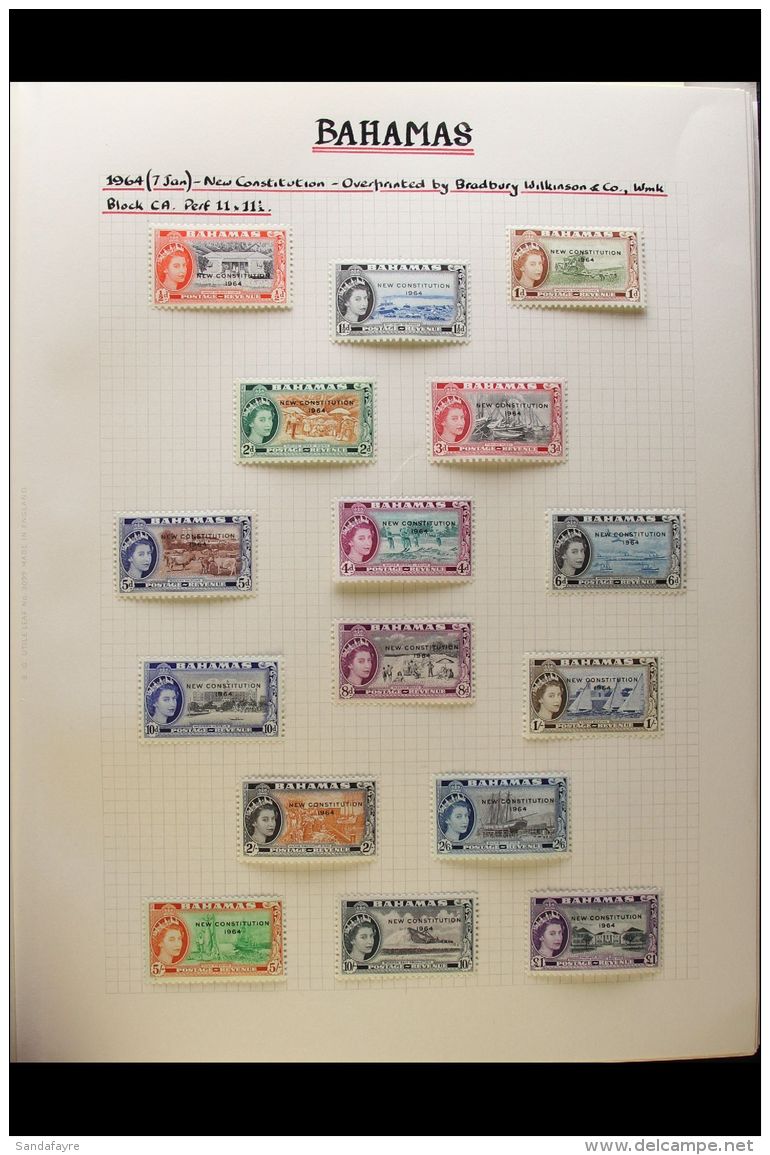 1953-90 VERY FINE MINT COLLECTION WITH "EXTRAS" Neatly Presented On Interleaved Pages In A Spring Back Album.... - Other & Unclassified