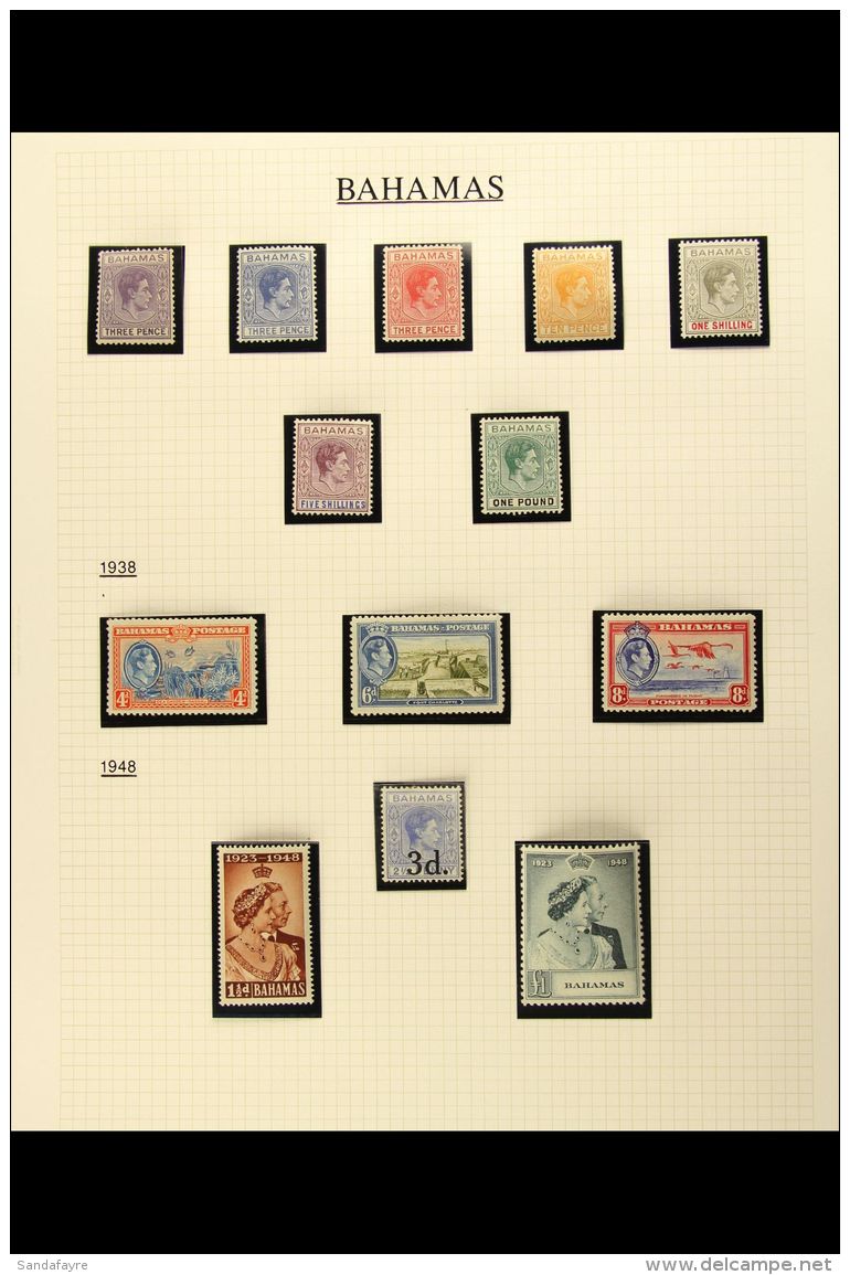 1937-52 COMPLETE MINT COLLECTION Neatly Presented In Mounts On Album Pages, A Complete "basic" Run From The... - Other & Unclassified