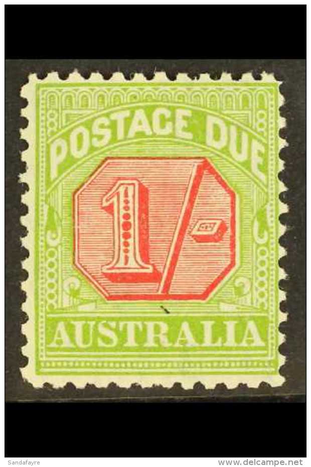 POSTAGE DUES 1931-36 1s Carmine &amp; Yellow-green Perf 11, SG D111, Fine Never Hinged Mint, Very Fresh. For More... - Other & Unclassified