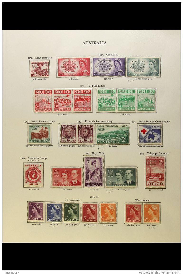 FINE NEVER HINGED MINT QEII COLLECTION 1952-64 Largely Complete For Basic Issues, Also Includes Postage Dues,... - Other & Unclassified
