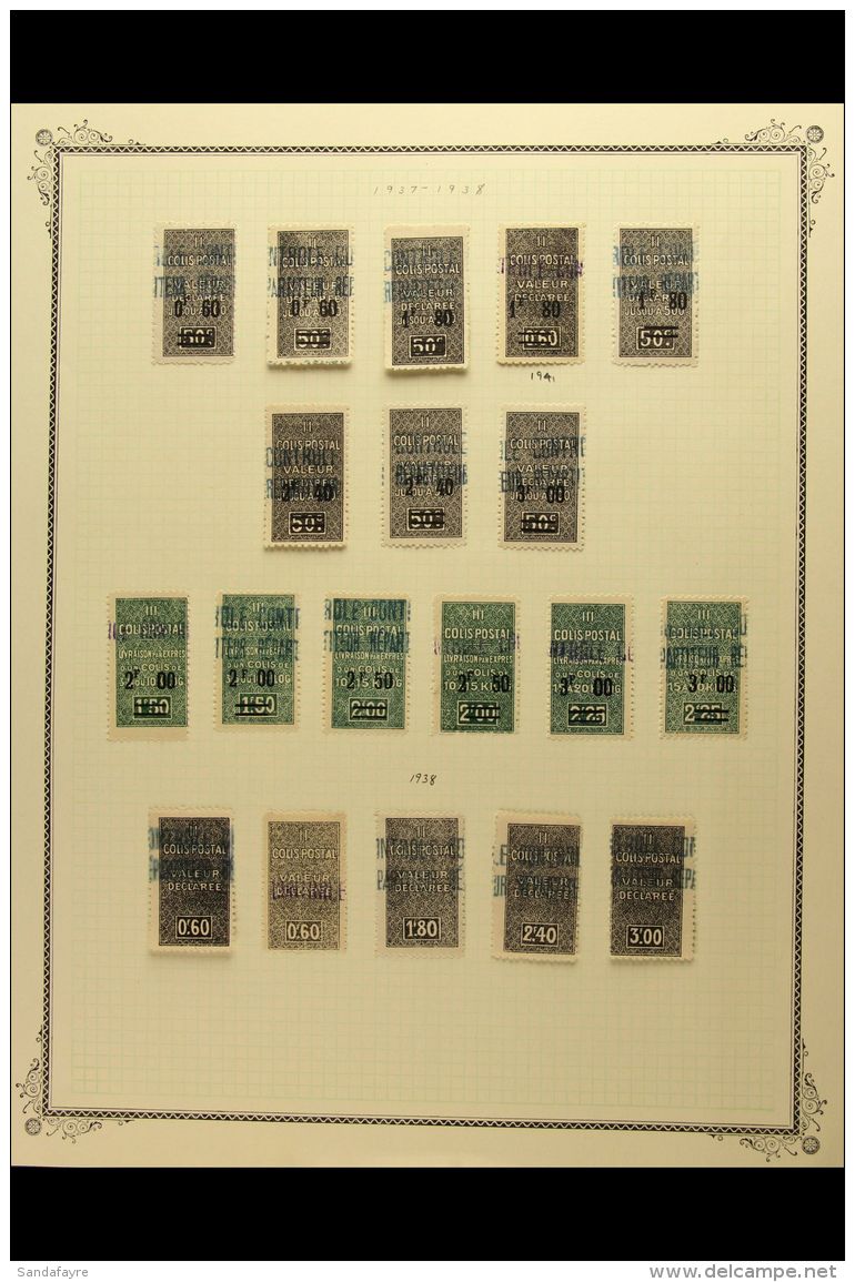 PARCEL POST STAMPS 1899-1944 Extensive Mint And Used Collection On Leaves. Much Of Interest Including 1924-27 5c... - Altri & Non Classificati