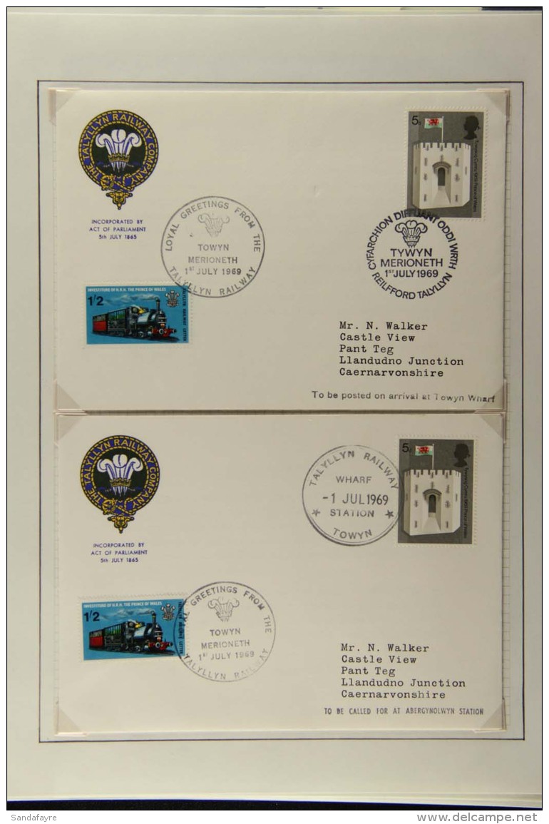 ROYALTY THEME (PRINCE CHARLES) 1969-79 Topical Collection Of FDC's, Commemorative Covers, Royal Tour Silk Covers,... - Unclassified