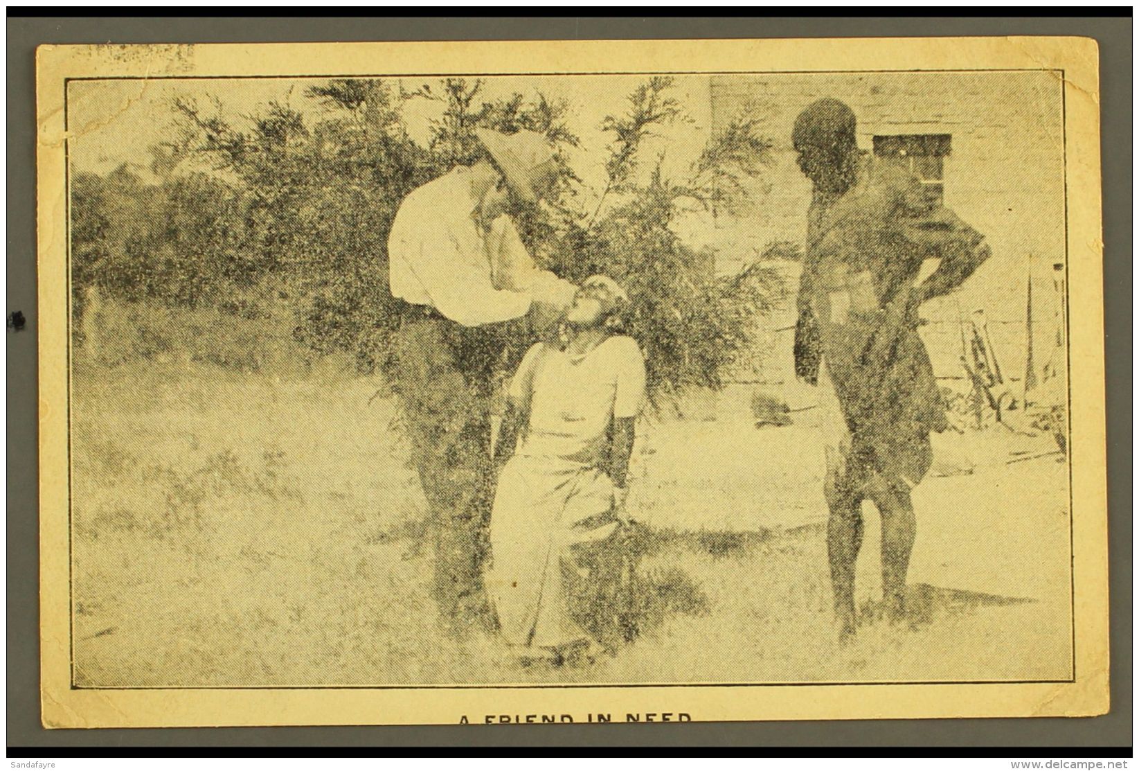 MISSIONARIES 1914 (Sep 22nd) PICTURE POST CARD Printed By The Rhodesian Mission Press, Sent From Rhodesia To USA... - Unclassified