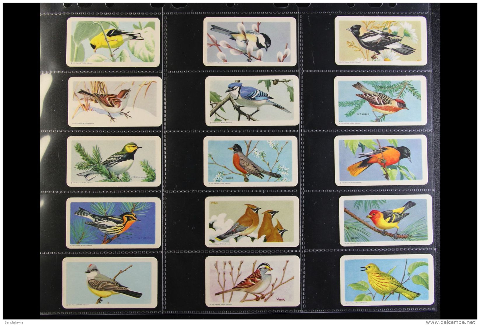 BROOKE BOND CANADIAN ISSUES 1959-1973 All Different Complete Sets, Inc 1959 Songbirds, 1961 Wild Flowers, 1962... - Unclassified