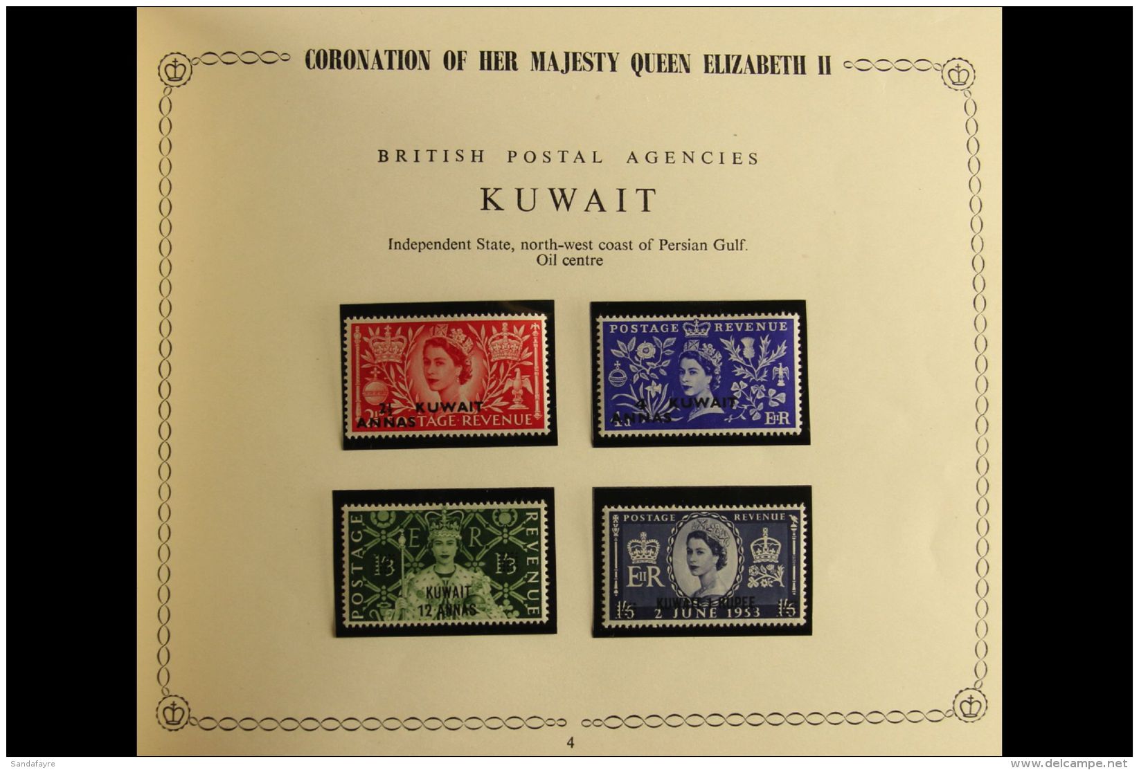 BRITISH COMMONWEALTH 1953 CORONATION Omnibus Issues Complete Very Fine Never Hinged Mint Collection In A Special... - Altri & Non Classificati