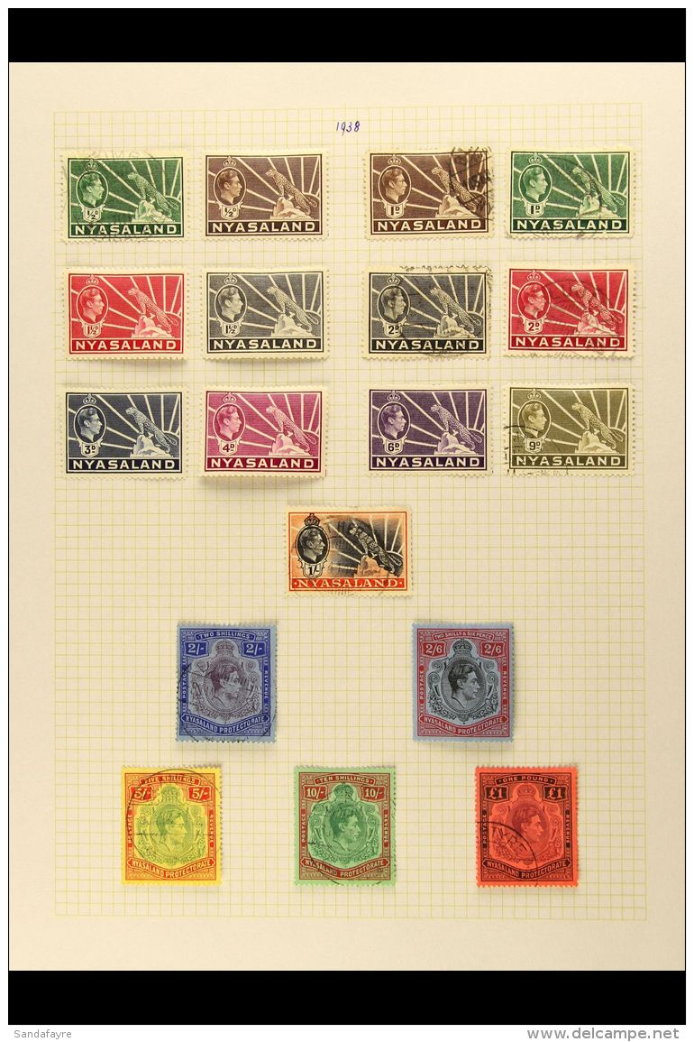 BRITISH SOUTHERN/CENTRAL AFRICA - KGVI COMPLETE A Mint Or Used COMPLETE BASIC RUN Comprising Basutoland (SG... - Altri & Non Classificati