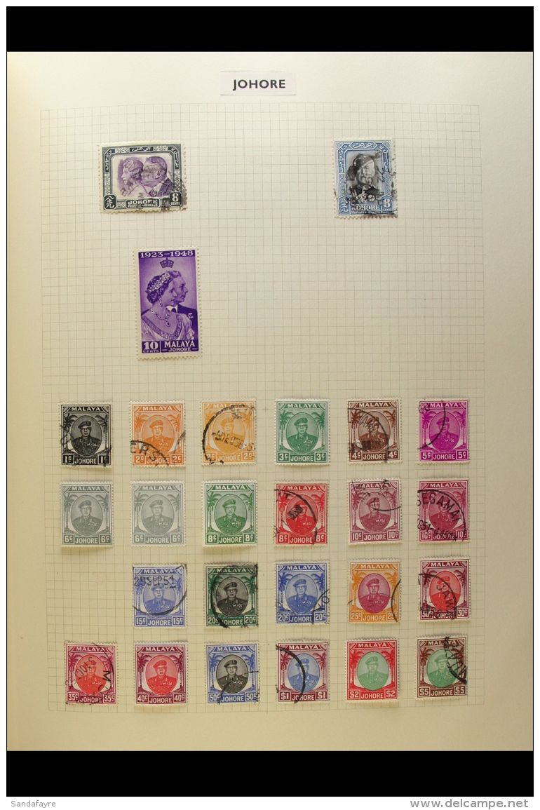 BRITISH COMMONWEALTH - ASIA COLLECTION 1880s-1970s. An Attractive &amp; Extensive ALL DIFFERENT Mint &amp; Used... - Andere & Zonder Classificatie