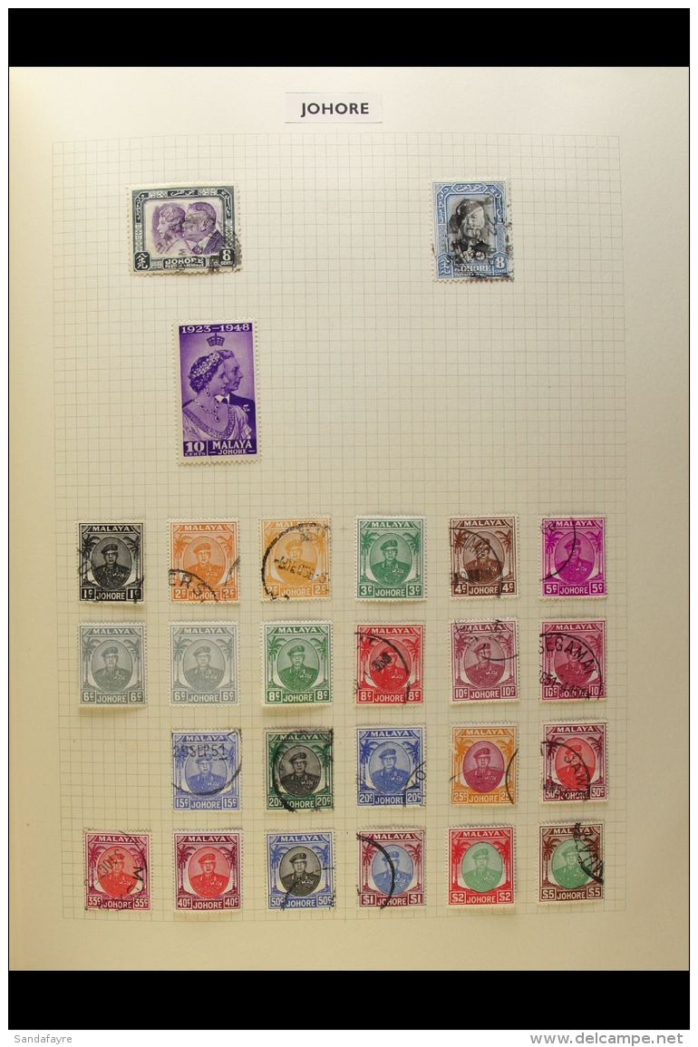 BRITISH COMMONWEALTH - ASIA COLLECTION 1880s-1970s. An Attractive &amp; Extensive ALL DIFFERENT Mint &amp; Used... - Altri & Non Classificati