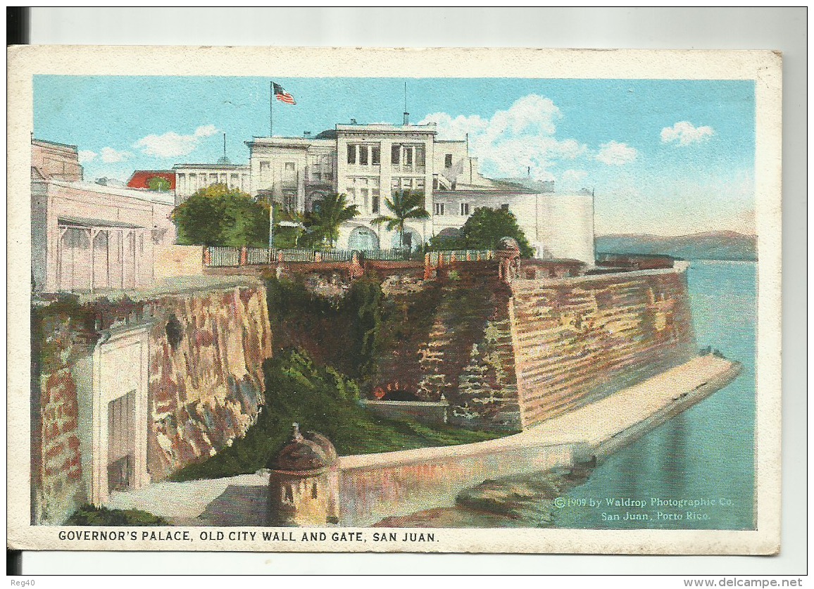 AMERIQUE - ANTILLES  - Governor' S Palace - Old City Wall And Gate  SAN JUAN PORTO RICO - Puerto Rico