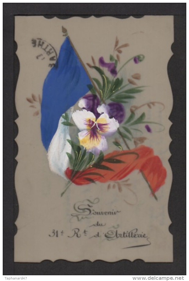 CPA En Celluoide. Souvenir Du 31ème Régiment D'artillerie . - Regiments