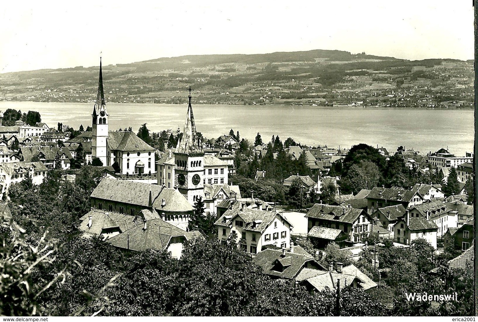 ZH Zurich. Wädenswil. Totalansicht Wädenswil. - Wädenswil