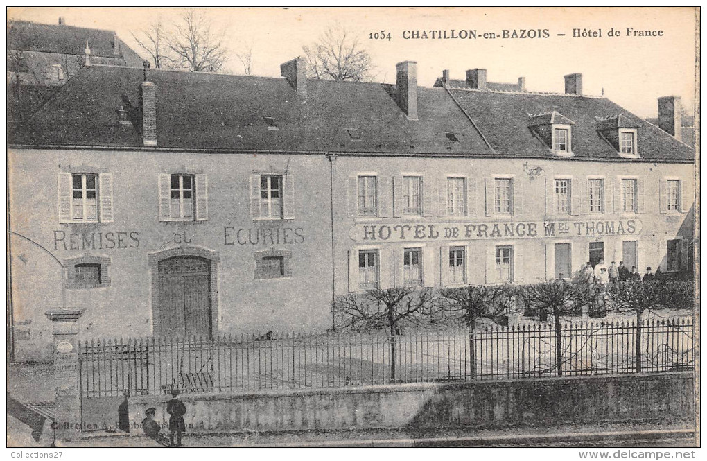 58-CHATILLON-EN-BAZOIS- HÔTEL DE FRANCE - Chatillon En Bazois