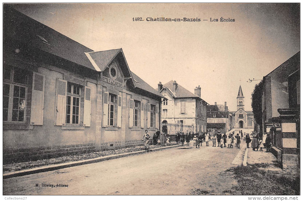 58-CHATILLON-EN-BAZOIS- LES ECOLES - Chatillon En Bazois