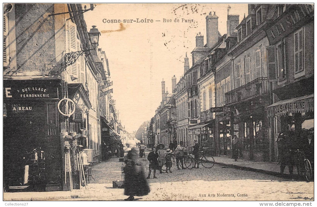 58-COSNE-SUR-LOIRE- RUE DE PARIS - Cosne Cours Sur Loire