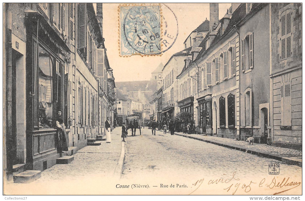 58-COSNE-SUR-LOIRE-RUE DE PARIS - Cosne Cours Sur Loire