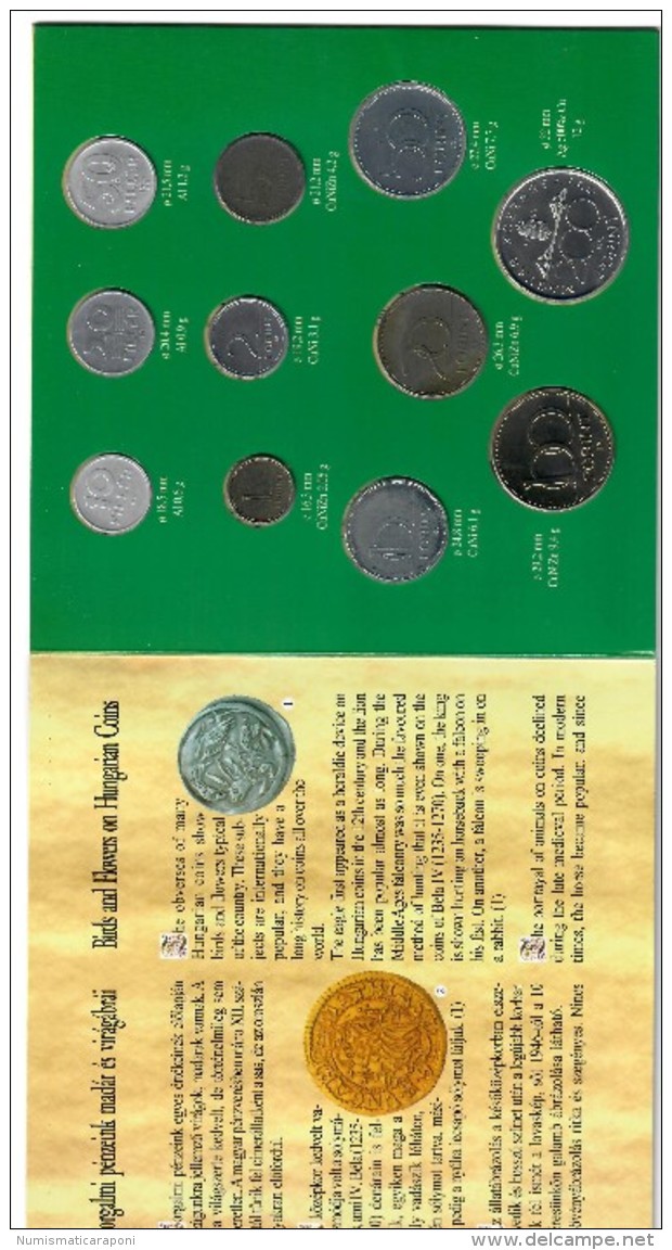 UNGHERIA COINSET OF HUNGARY 1995 11 Valori OFFICIAL BLISTER FDC - Hungary