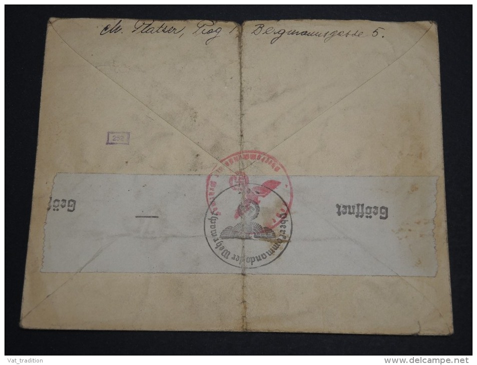 BOHÊME ET MORAVIE - Enveloppe Commerciale De Prague Pour La France En 1941 - A Voir - L 2514 - Briefe U. Dokumente