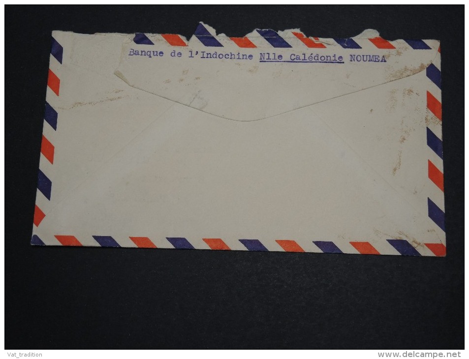 NOUVELLE CALÉDONIE - Enveloppe 1 ère Liaison  Nouméa / Sydney  Pour Paris En 1947 - A Voir - L 2517 - Cartas & Documentos