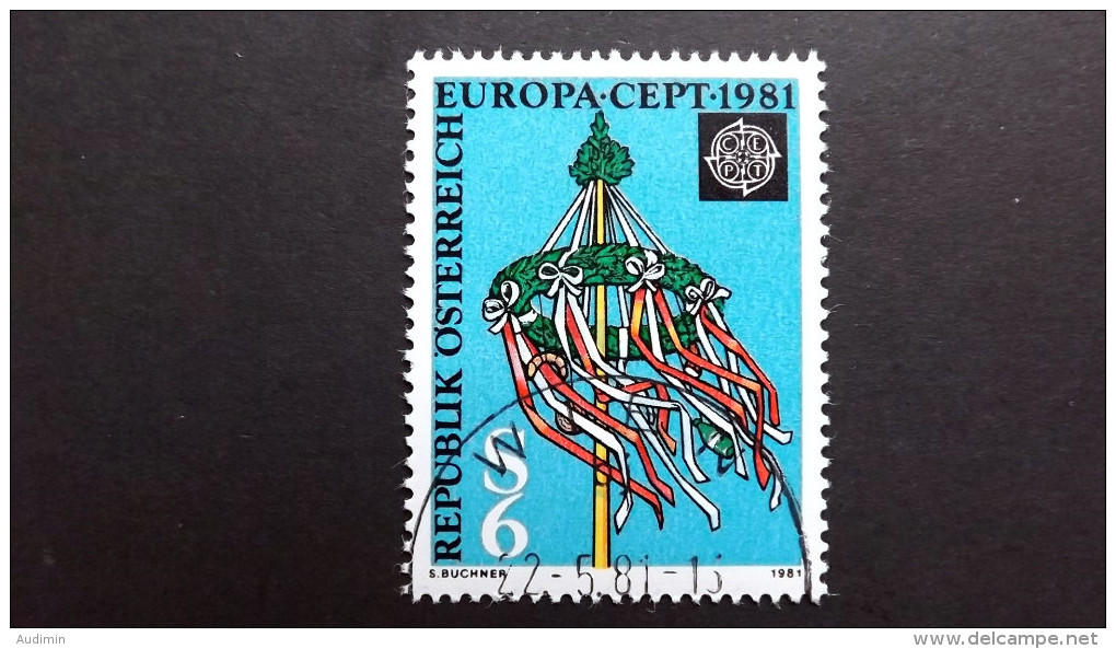 Österreich 1671 Oo/ESST EUROPA/CEPT 1981, Folklore - Used Stamps